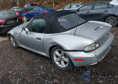 2000 BMW Z3 2.3 из США, поврежденный, VIN 4USCH934XYLG03084